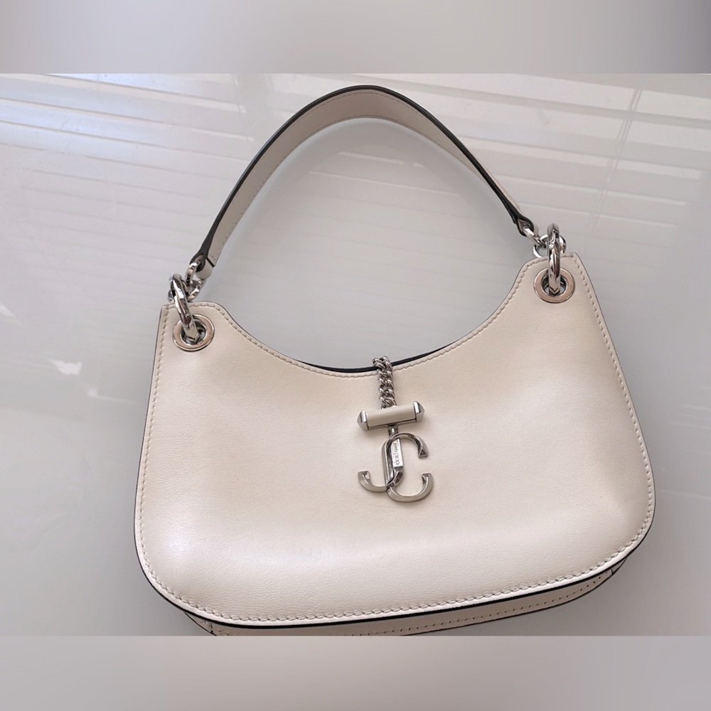 Jimmy Choo Top Handle Bag in Latte
